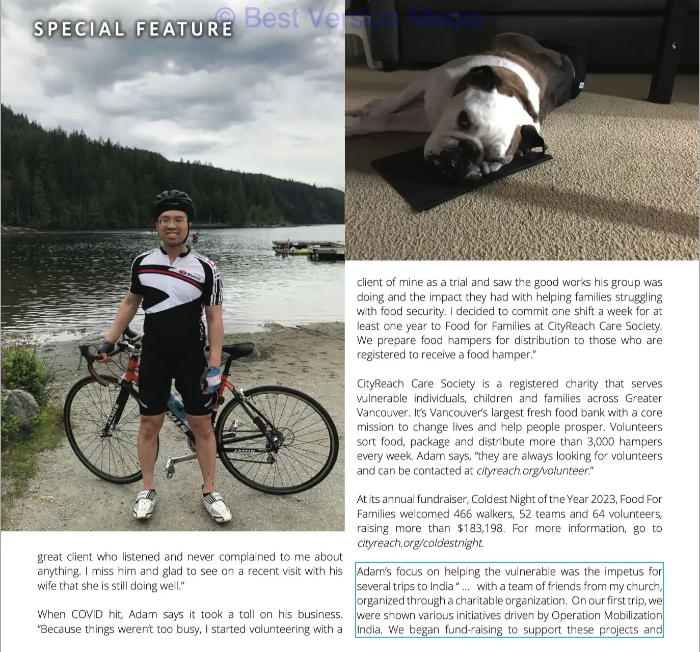 Adam Chee Fitness magazine feature, page 4